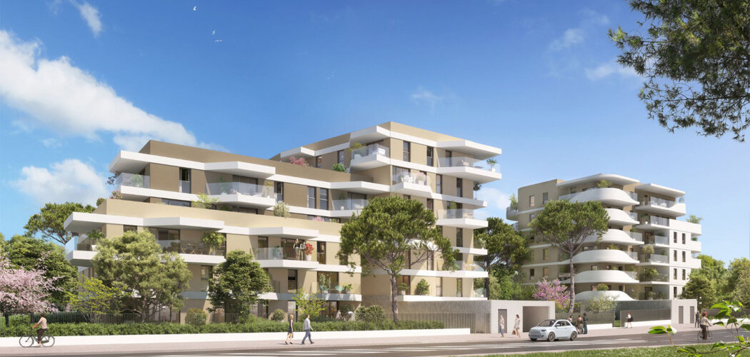 Programme immobilier neuf Duo Verde - Montpellier à proximité du futur tramway 5 (34000) - Référence : 16722