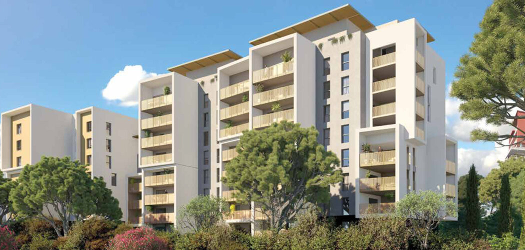 Programme immobilier neuf TIZIANO - Montpellier attiques avec terrasse proche parc et mobilités douces (34000) - Référence : 17479