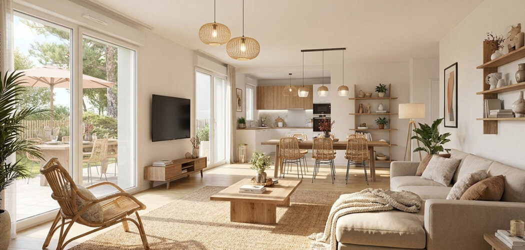 Programme immobilier neuf ATRIA - Montpellier cadre urbain moderne proche tram et commodités (34000) - Référence : 17146