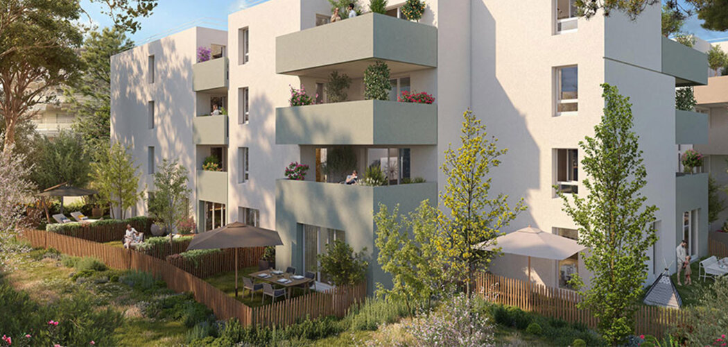 Programme immobilier neuf ATRIA - Montpellier cadre urbain moderne proche tram et commodités (34000) - Référence : 17146