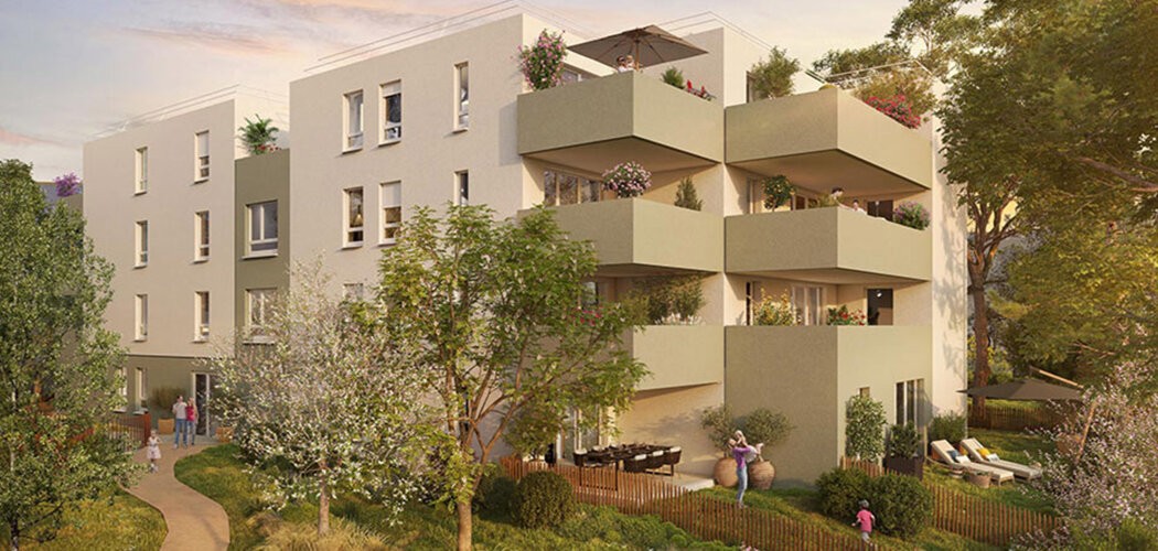 Programme immobilier neuf ATRIA - Montpellier cadre urbain moderne proche tram et commodités (34000) - Référence : 17146