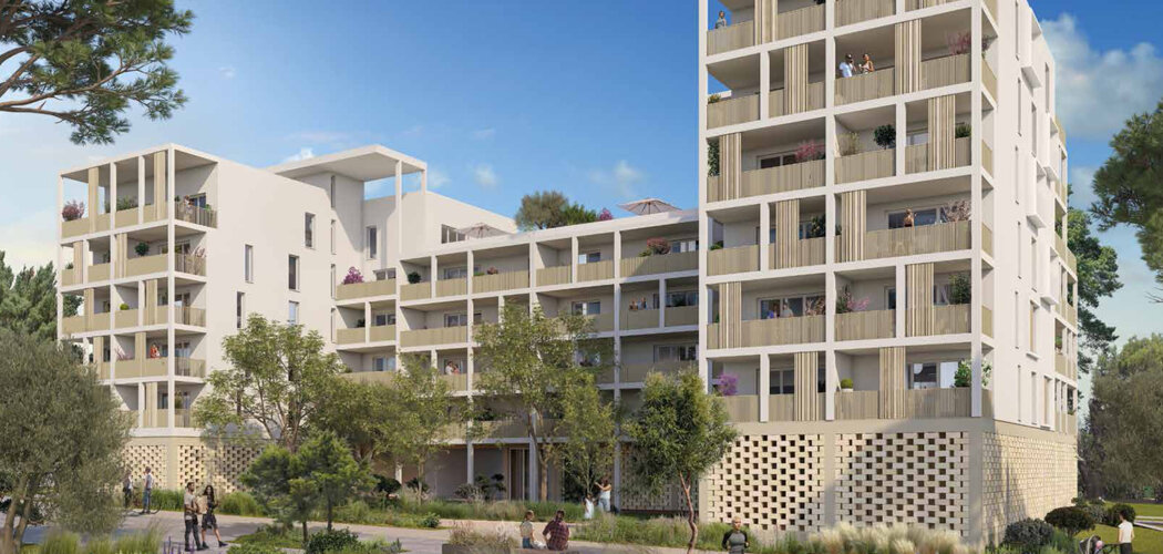 Programme immobilier neuf Ostarel - Montpellier écoquartier de la Restanque proche du littoral (34000) - Référence : 15162