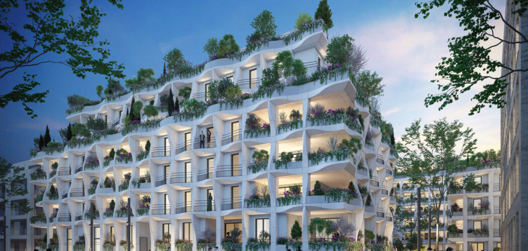 Programme immobilier neuf OPALE & SENS - Montpellier : logements neufs futuristes et végétalisés à proximité du centre-ville (34000) - Référence : 14841
