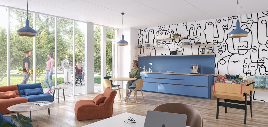 Programme immobilier neuf TRINITY -  Montpellier : logements neufs sécurisés et verdoyants proche des transports (34000) - Référence : 8246