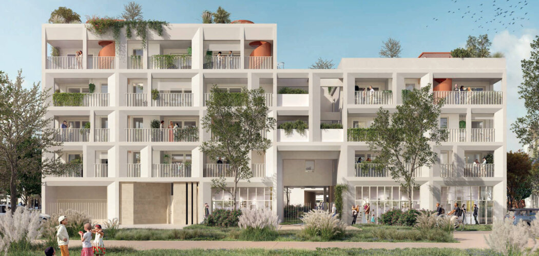 Programme immobilier neuf clair de lum - Montpellier quartier EAI à proximité du tram et du centre-ville (34000) - Référence : 11856