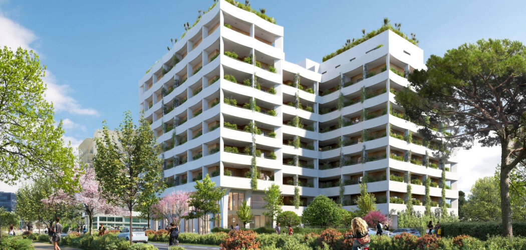 Programme immobilier neuf villa laures - Montpellier quartier Nouvelle Mairie à deux pas du tram et du centre ville (34000) - Référence : 9067