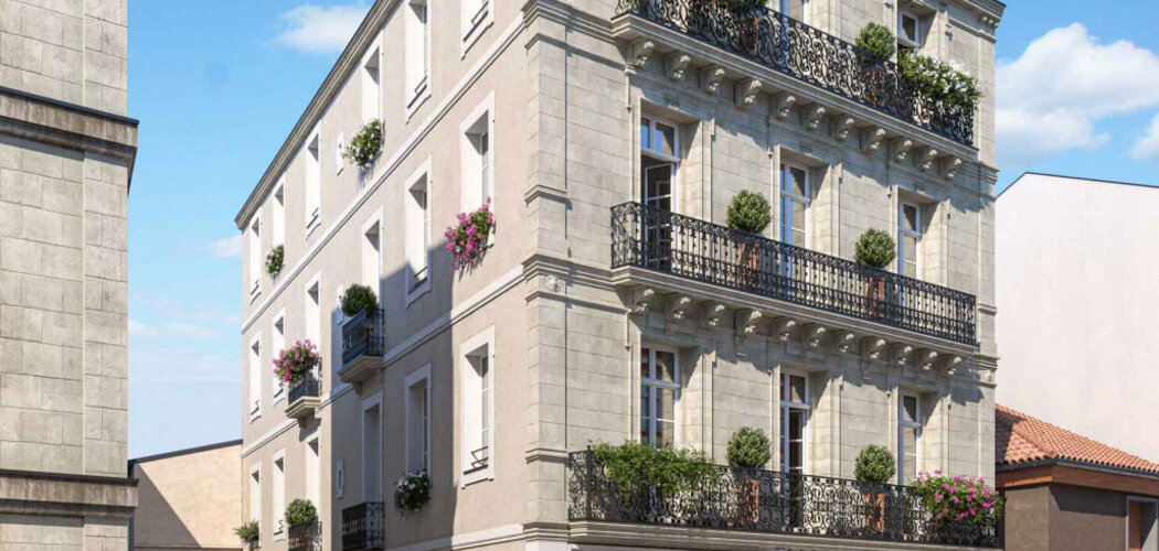 Programme immobilier neuf FAUBOURG DU COURREAU - Montpellier : Résidence studio–T3 avec cadre historique et confort optimisé proche des commodités (34000) - Référence : 14721