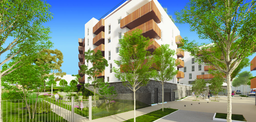Programme immobilier neuf TOSHI - Montpellier Sabines : logements neufs 2 pièces proches du tramway 2 (34000) - Référence : 15146