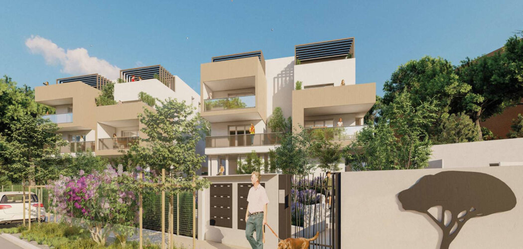 Programme immobilier neuf cote pinede - Nîmes : logements neufs 2 à 4 pièces dans un quartier boisé proche des commerces (30000) - Référence : 11287