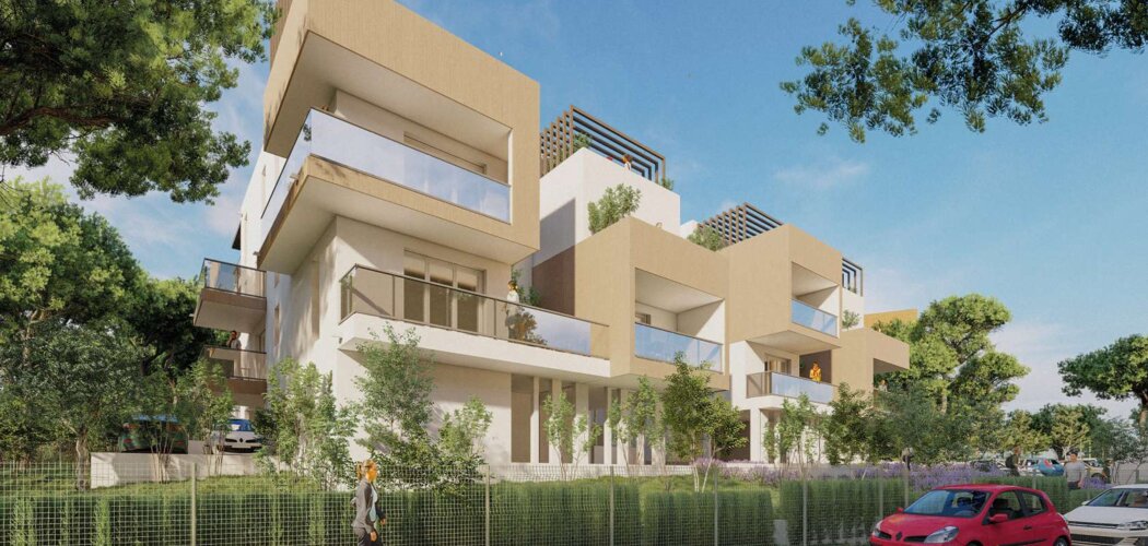 Programme immobilier neuf cote pinede - Nîmes : logements neufs 2 à 4 pièces dans un quartier boisé proche des commerces (30000) - Référence : 11287