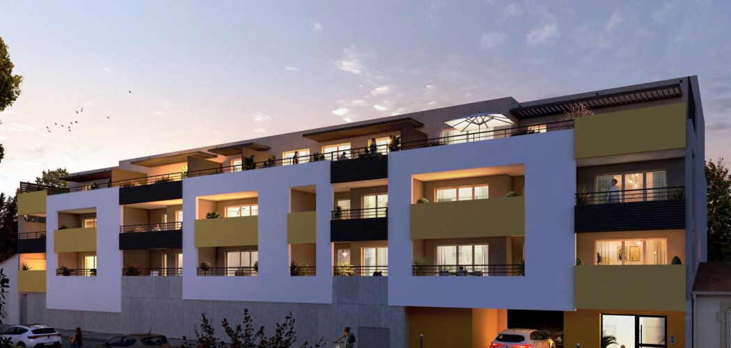 Programme immobilier neuf Carrezzo -  Nîmes : logements neufs sécurisés et verdoyants proche du centre-ville (30000) - Référence : 11345
