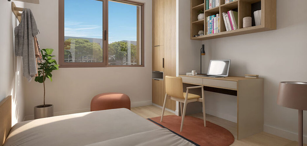 Programme immobilier neuf OIKO - Nîmes parc E.NOVIA résidence pour étudiants et jeunes actifs (30000) - Référence : 18531