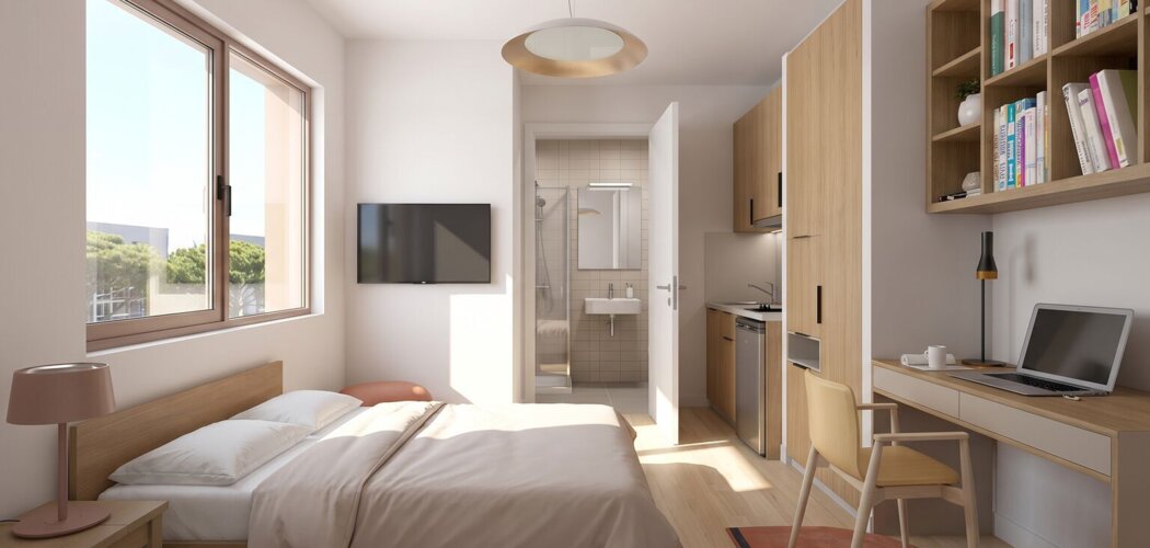 Programme immobilier neuf OIKO - Nîmes parc E.NOVIA résidence pour étudiants et jeunes actifs (30000) - Référence : 18531