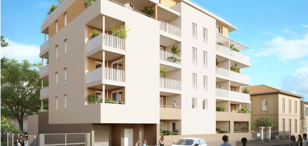 Programme immobilier neuf VILLEGIALES DES LUMIERES - Nîmes près des commerces et de la faculté Hoche (30000) - Référence : 13093