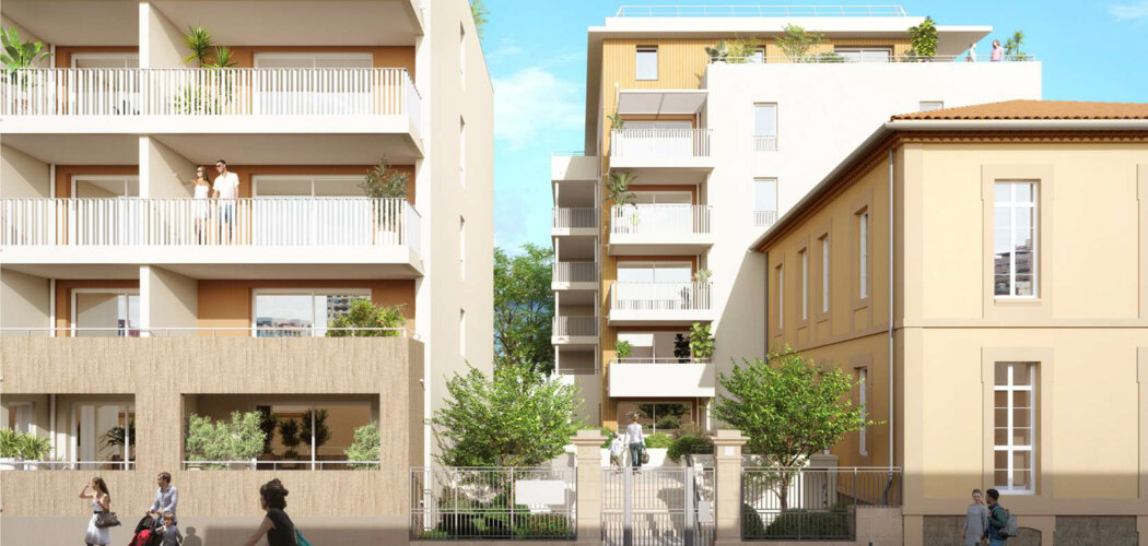 Programme immobilier neuf VILLEGIALES DES LUMIERES - Nîmes près des commerces et de la faculté Hoche (30000) - Référence : 13093