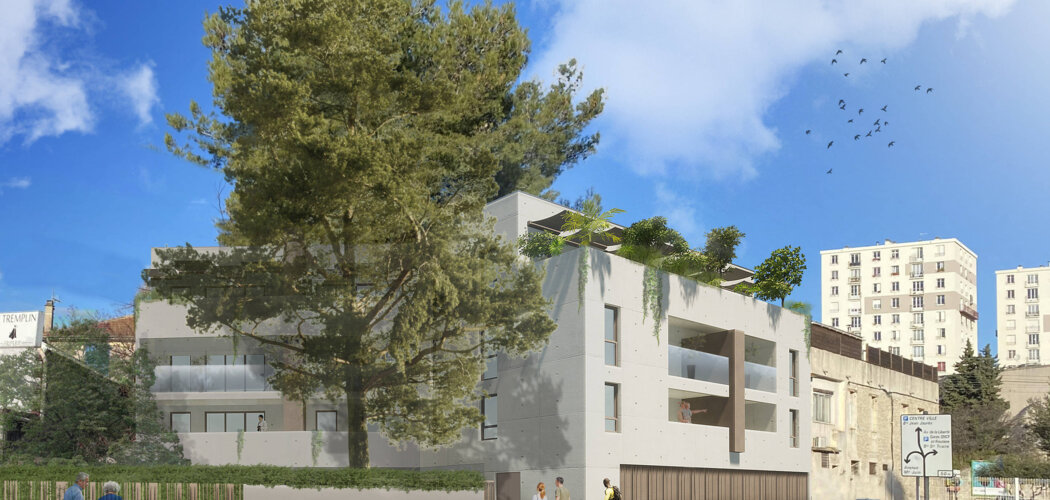 Programme immobilier neuf le capouchiné - Nîmes résidence contemporaine au cœur de Capouchiné (30000) - Référence : 11653