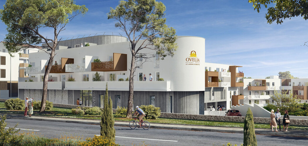 Programme immobilier neuf LE JARDIN D'ODETTE - Nîmes : Résidence senior avec cadre résidentiel et confort optimisé proche des commodités (30000) - Référence : 17329