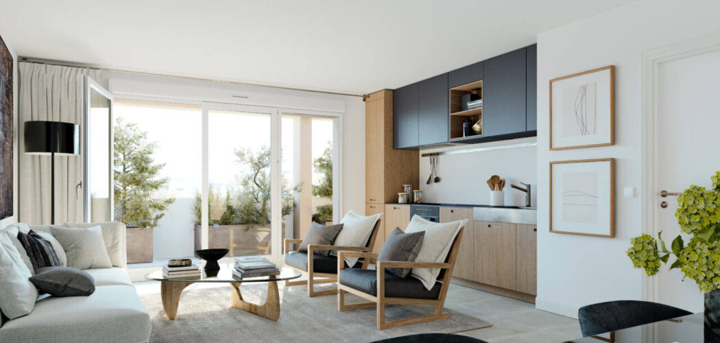 Programme immobilier neuf Les Terrasses du Colisée - Nîmes : Résidence T2–T4 avec cadre résidentiel et confort optimisé proche des commodités (30000) - Référence : 14734