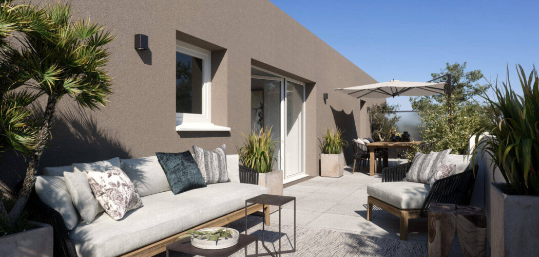 Programme immobilier neuf Les Terrasses du Colisée - Nîmes : Résidence T2–T4 avec cadre résidentiel et confort optimisé proche des commodités (30000) - Référence : 14734