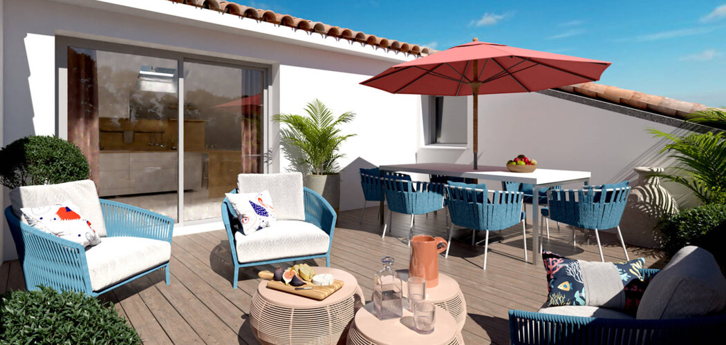 Programme immobilier neuf ALOHA - Palavas-les-Flots situation d’exception à deux pas de la plage (34250) - Référence : 15173