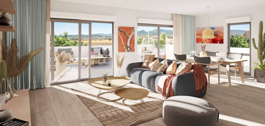 Programme immobilier neuf SAN ANDREA - Saint-André-de-Sangonis : Résidence studio–T4 avec cadre naturel et confort optimisé proche des commodités (34725) - Référence : 14713
