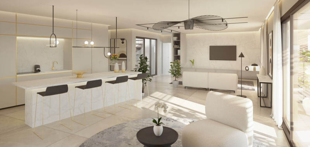 Programme immobilier neuf O JARDINS DES HALLES - Saint-Jean-de-Védas : appartements neufs T2–T4 proche des Halles Vedastiennes (34430) - Référence : 15115