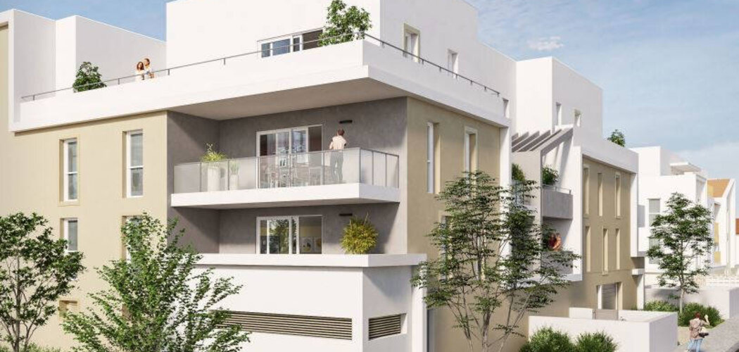 Programme immobilier neuf Naturea -  Sauvian : logements neufs sécurisés et verdoyants proche des commodités (34410) - Référence : 15121