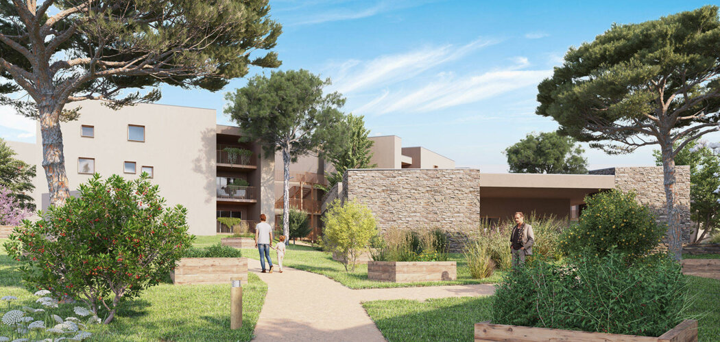 Programme immobilier neuf RESIDENCE LES ALMADIES - Sérignan : logements écoresponsables près de la mer (34410) - Référence : 7402