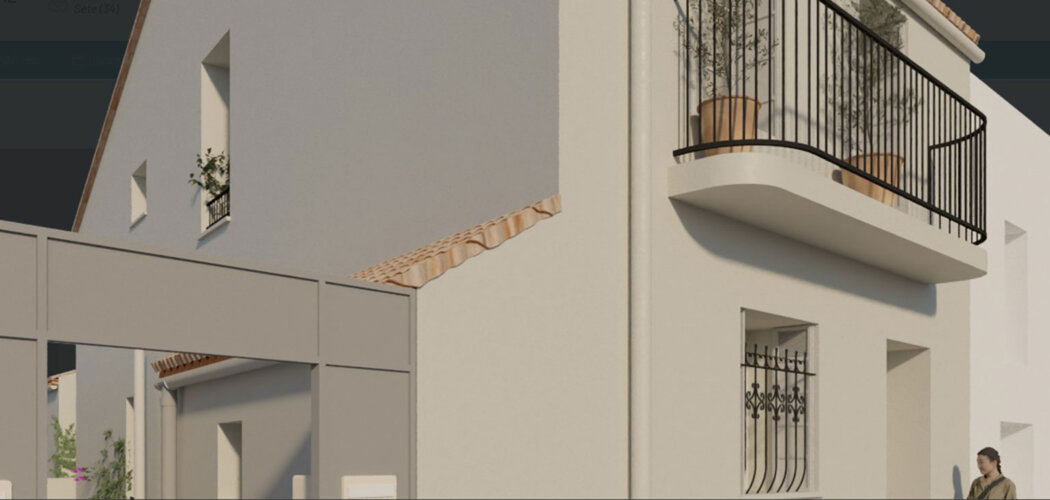 Programme immobilier neuf RUE DE VILLEFRANCHE - Sète, adresse réhabilitée près du littoral méditerranéen (34200) - Référence : 17357