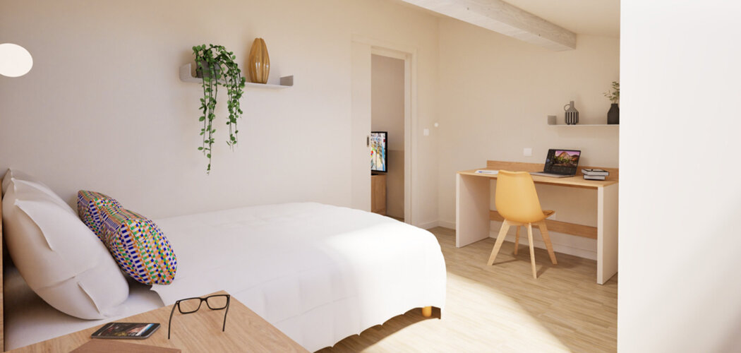 Programme immobilier neuf COEUR ETUDIANT - Sète résidence étudiante à proximité des Ecoles et pôle universitaire (34200) - Référence : 13957