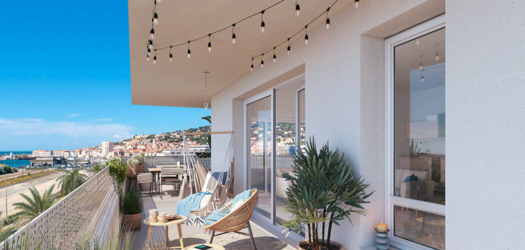 Programme immobilier neuf Bellevue saint-clair - Sète : Résidence T2–T4 avec cadre résidentiel et confort optimisé proche des commodités (34200) - Référence : 7221