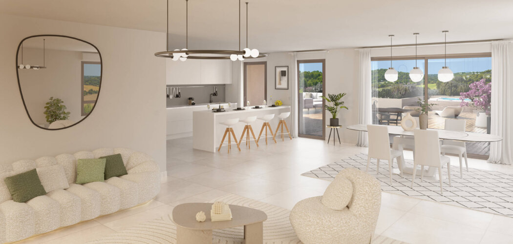 Programme immobilier neuf SYLVEA - St-Clément-de-Rivière coeur Pinède à 10 km de Montpellier (34980) - Référence : 15116