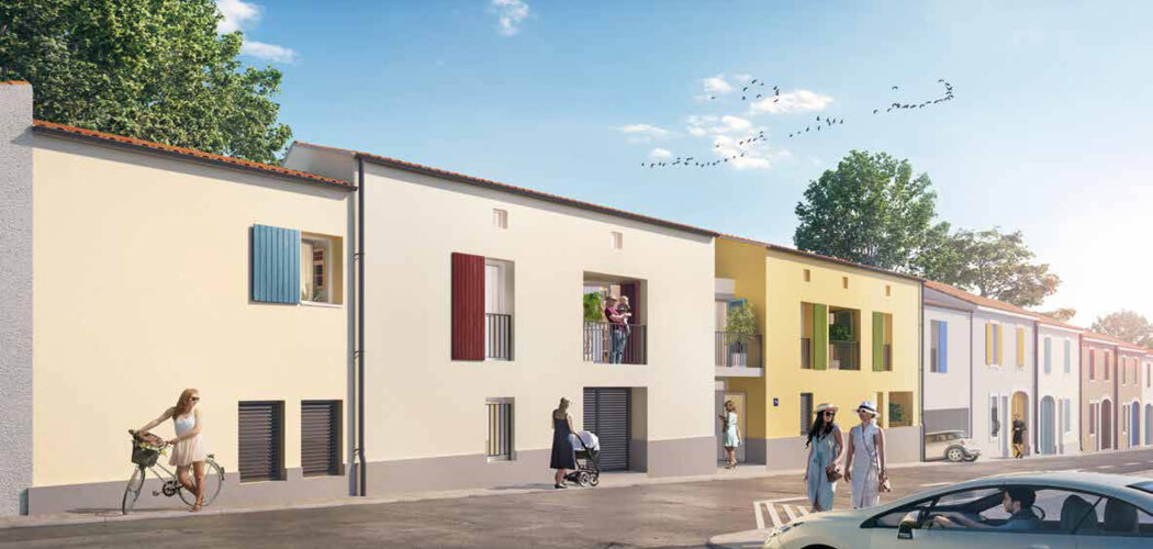 Programme immobilier neuf LES TERRASSES DU CASTELLAS - Vauvert  proche du parc du Castellas (30600) - Référence : 10492