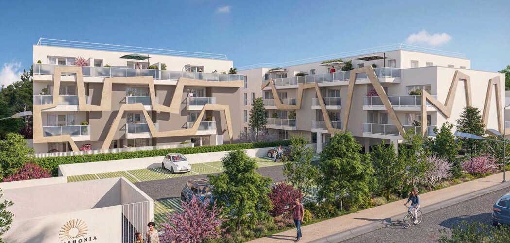 Programme immobilier neuf Symphonia - Vias au coeur du quartier Font Longue proche plage (34450) - Référence : 15171