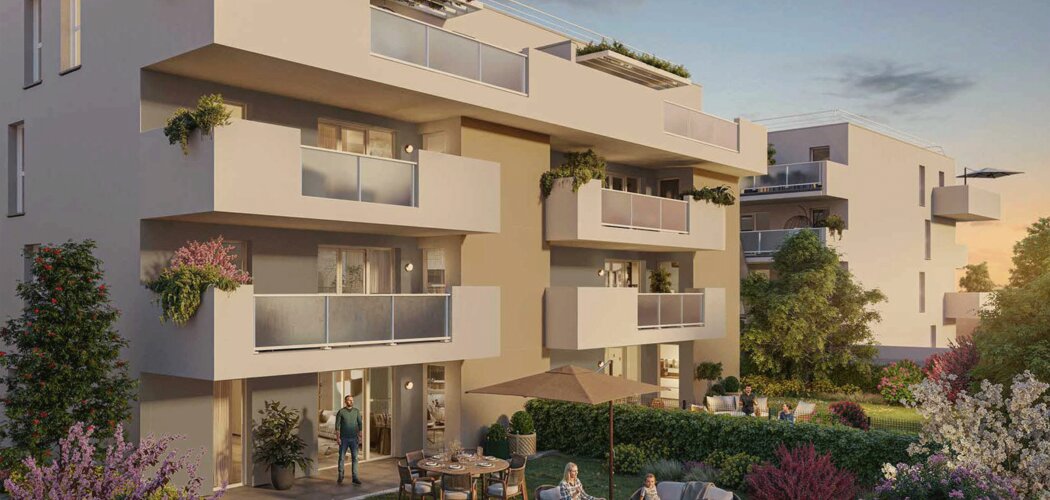 Programme immobilier neuf Symphonia - Vias au coeur du quartier Font Longue proche plage (34450) - Référence : 15171