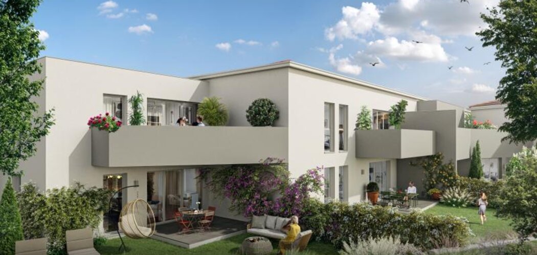 Programme immobilier neuf Villa soléa - Vic-la-Gardiole : logements neufs sécurisés et verdoyants proche des commodités (34110) - Référence : 15090