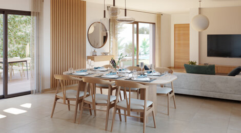 Programme immobilier neuf LES VILLAS DU GOLF - Agde maisons familiales proches plages et golf (34300) - Référence : 18301