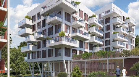 Programme immobilier neuf Terra Sud - Montpellier adresse neuve proche tramway T4 (34000) - Référence : 17416