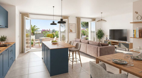 Programme immobilier neuf Terra Sud - Montpellier adresse neuve proche tramway T4 (34000) - Référence : 17416