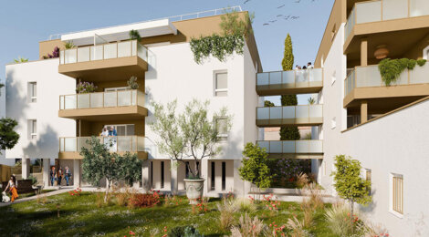 Programme immobilier neuf ALORA - Montpellier cadre résidentiel à 3 min du tramway (34000) - Référence : 17491