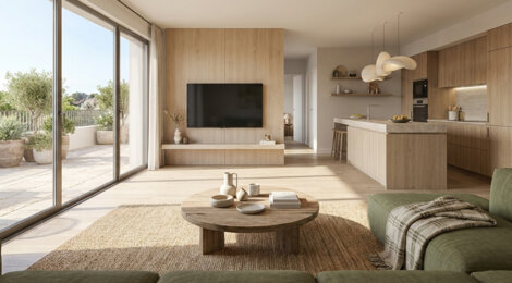 Programme immobilier neuf LES ROBES DU PIC - Saint-Gély-sur-Fesc face au Parc du Bosquet (34980) - Référence : 18253