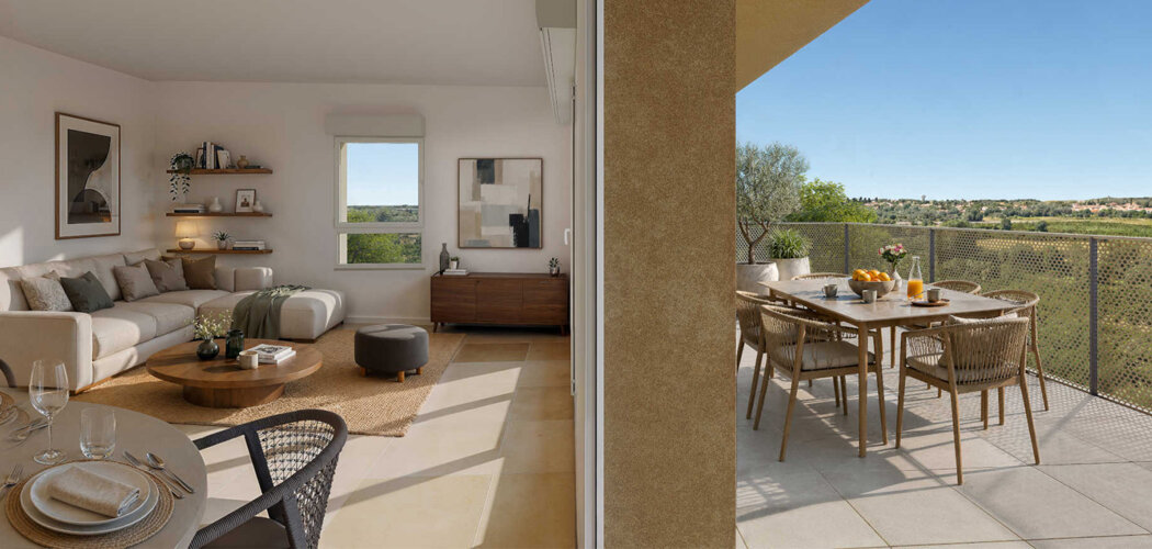 Programme immobilier neuf ORIS - Castries résidence contemporaine près de Montpellier (34160) - Référence : 18042