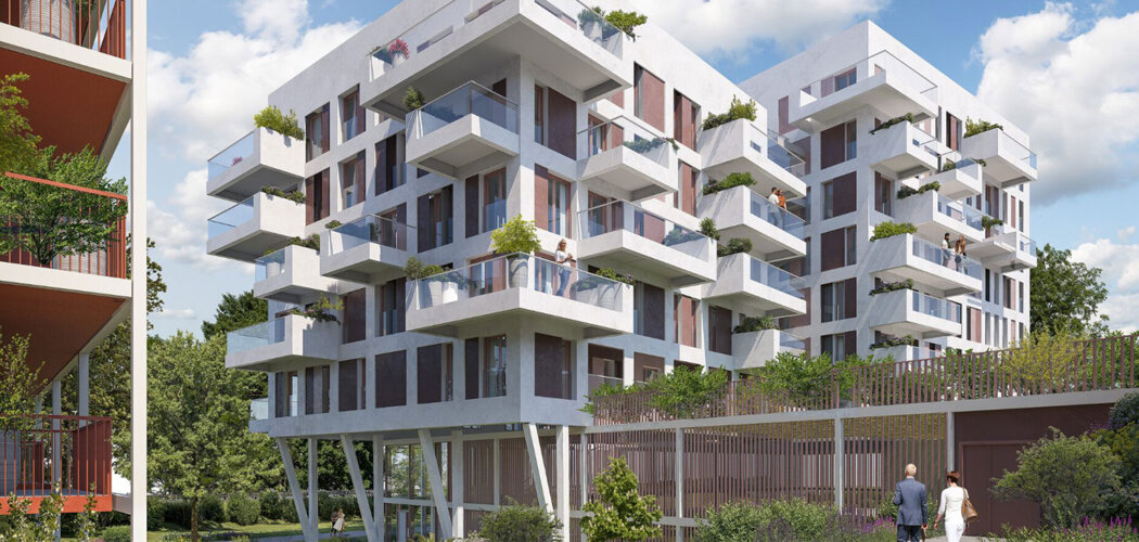 Programme immobilier neuf Terra Sud - Montpellier adresse neuve proche tramway T4 (34000) - Référence : 17416