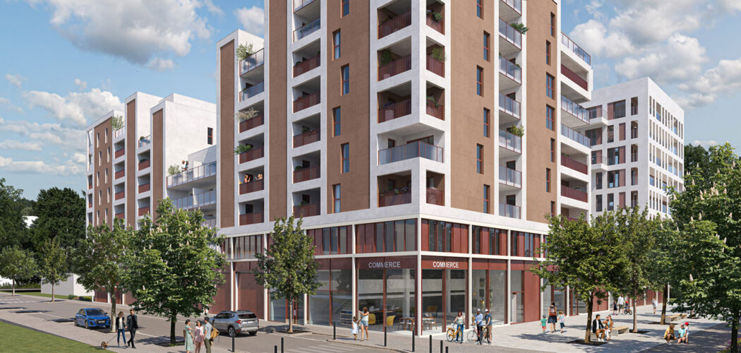 Programme immobilier neuf Terra Sud - Montpellier adresse neuve proche tramway T4 (34000) - Référence : 17416